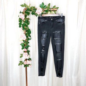 3/$30 Fashion Nova Distressed Skinny Jeans